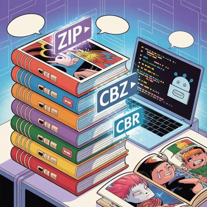 漫画文件格式（ZIP、CBZ、CBR）说明与翻译