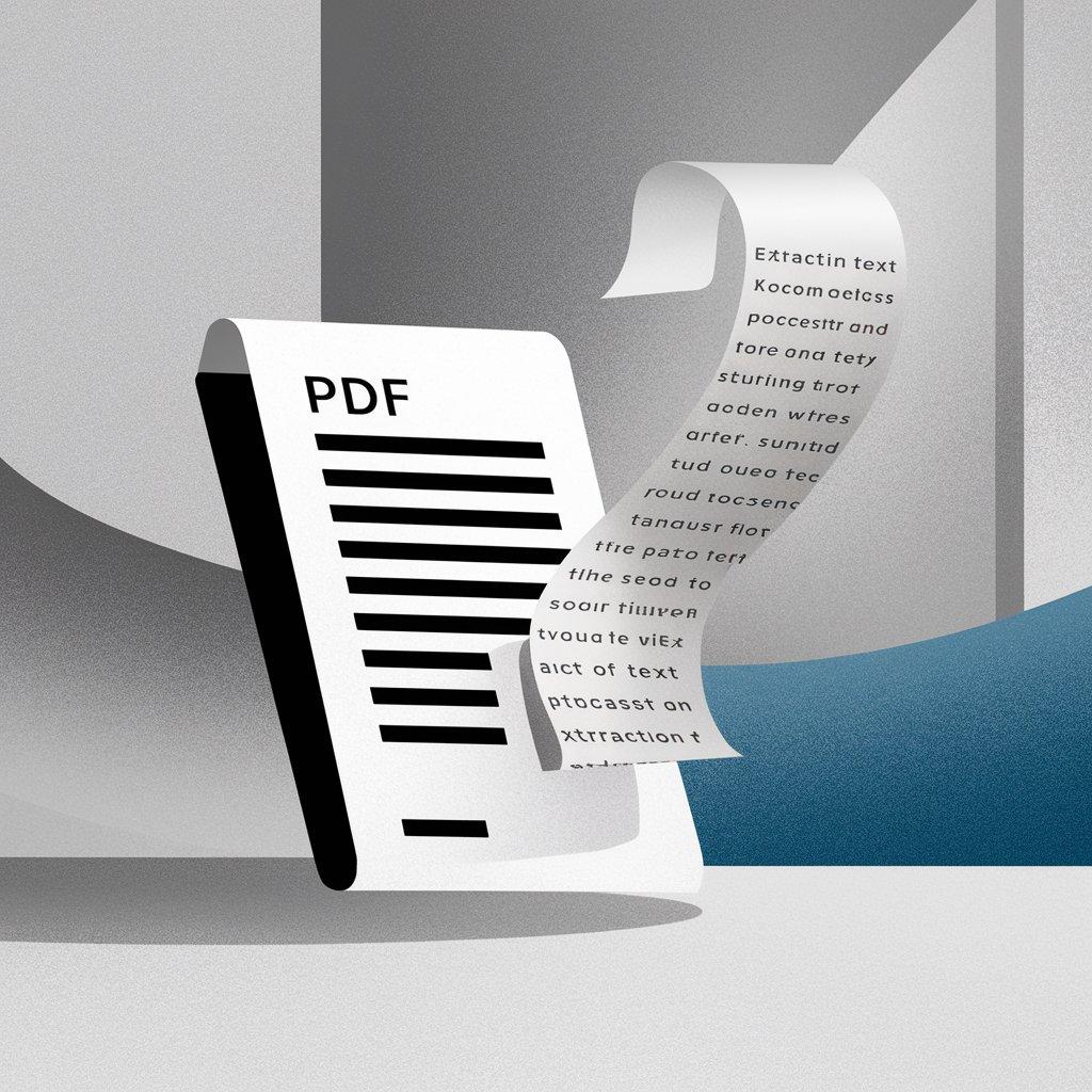 How to extract the text information of a PDF?